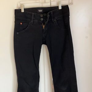 Black flare Hudson jeans